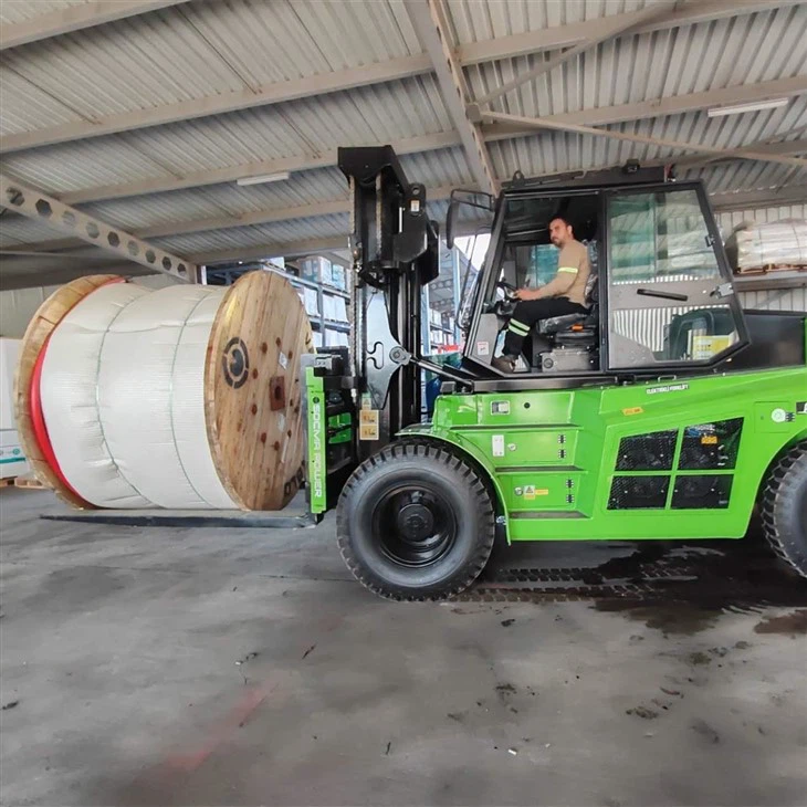 15 Tons Electric Forklift For Cable Factory