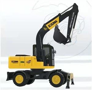 ایس او سی ایم اے 8 ٹن 8ٹن الیکٹرک وہیل ایکسیویٹر لیتھیم بیٹری