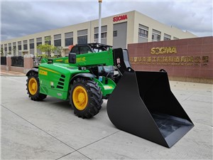 SOCMA 4 ٹن 4t ٹیلی ہینڈلر 4WS زرعی ٹیلی ہینڈلر